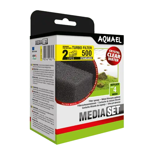Aquael  Sponge Turbo Filter 500  (2 pcs) Micro Aquatic Shop