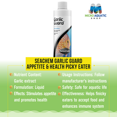 Seachem Garlic Guard - Appetite & Health Picky Eater
