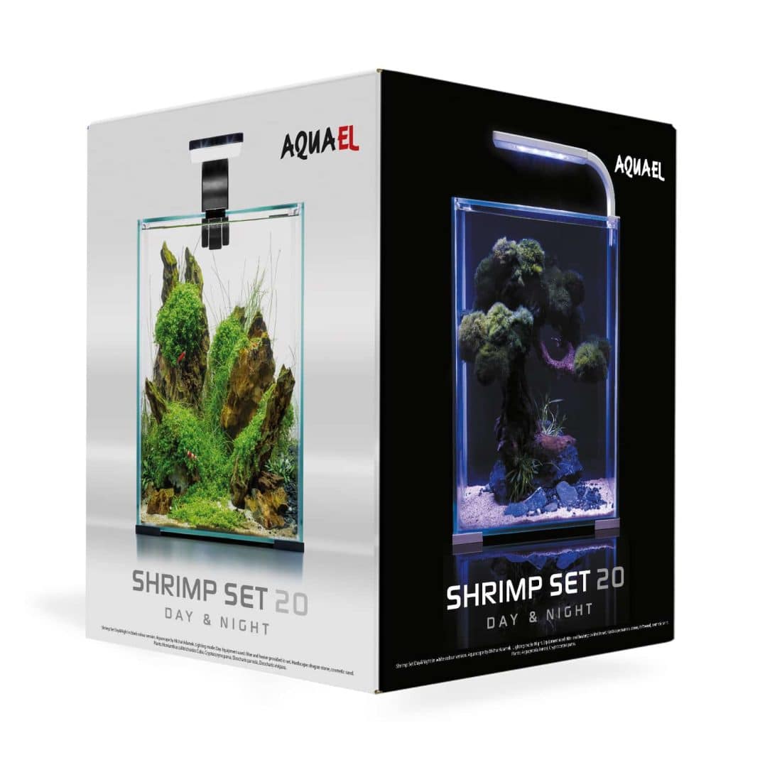 AQUAEL Shrimp Day & Night Set 20 (25x25x30cm) Micro Aquatic Shop