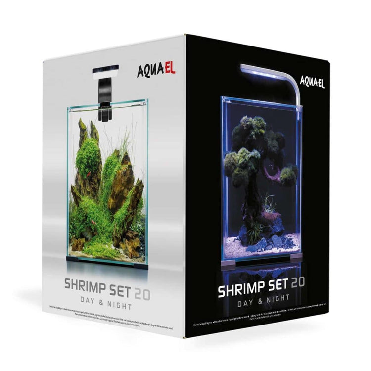 AQUAEL Shrimp Day & Night Set 20L (25x25x30cm) Aqua Premium