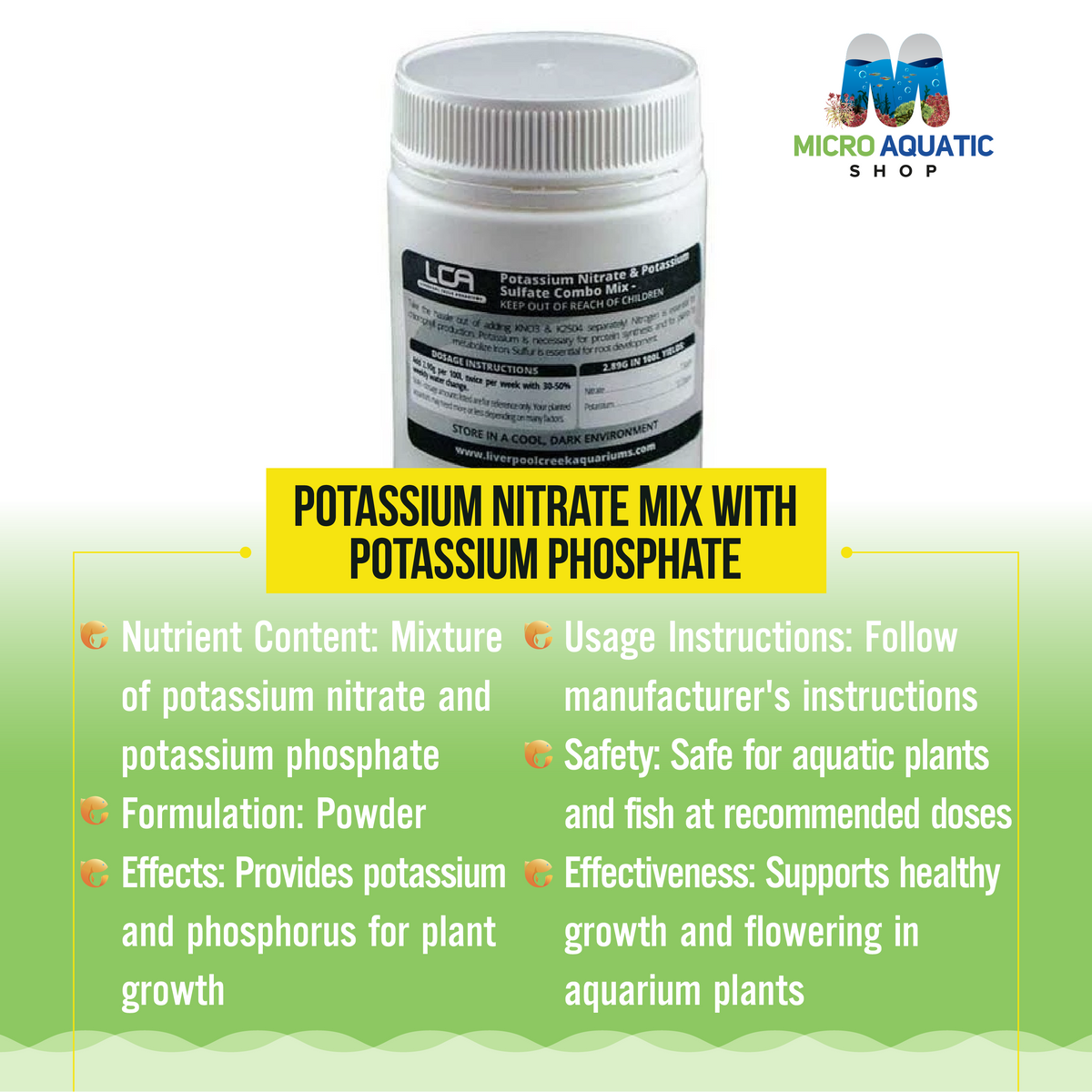 Potassium Nitrate mix with Potassium phosphate