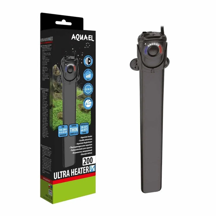 Aquael Ultra 200w Day &amp; Night Heater Micro Aquatic Shop