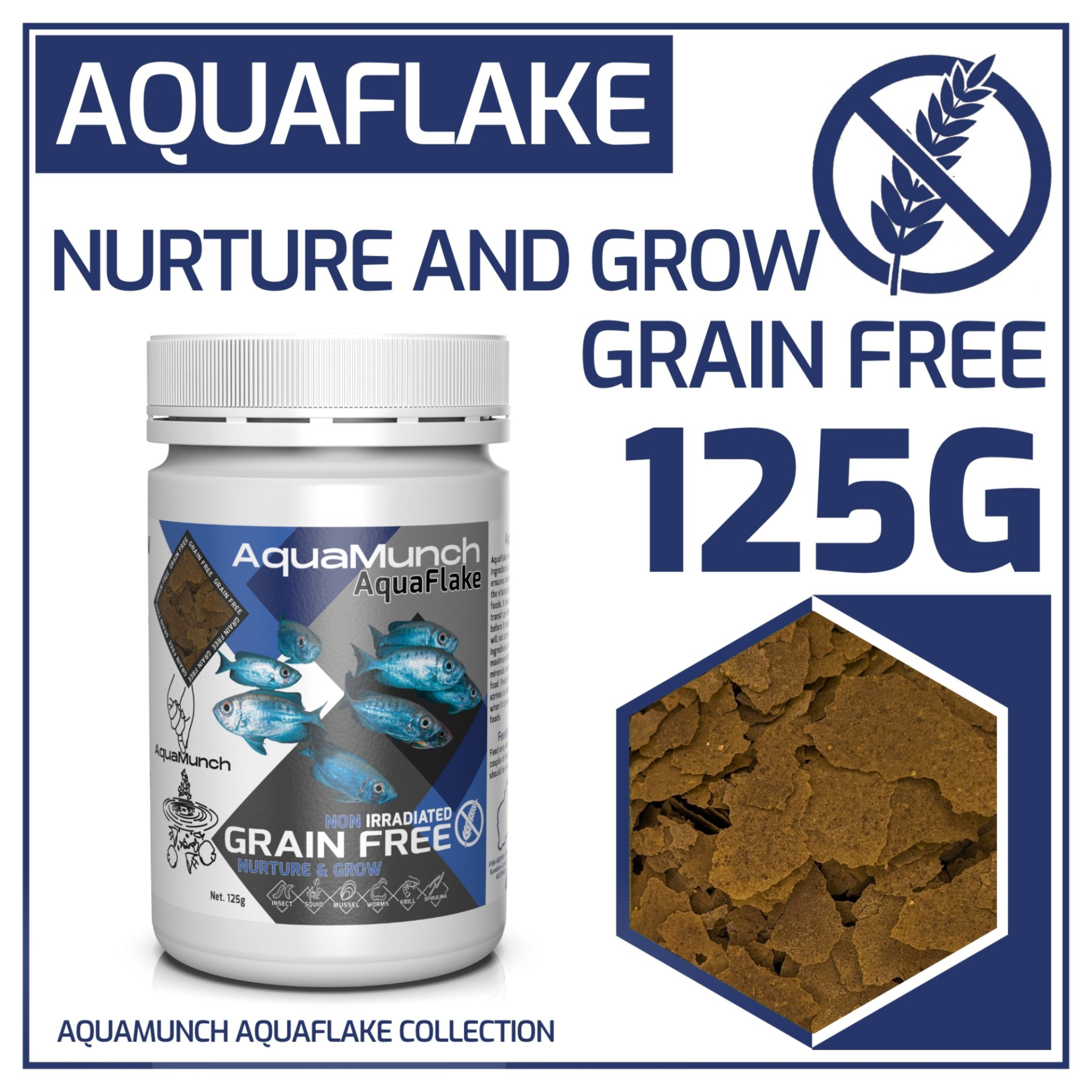 AquaMunch AquaFlake Nurture & Grow Flake Micro Aquatic Shop