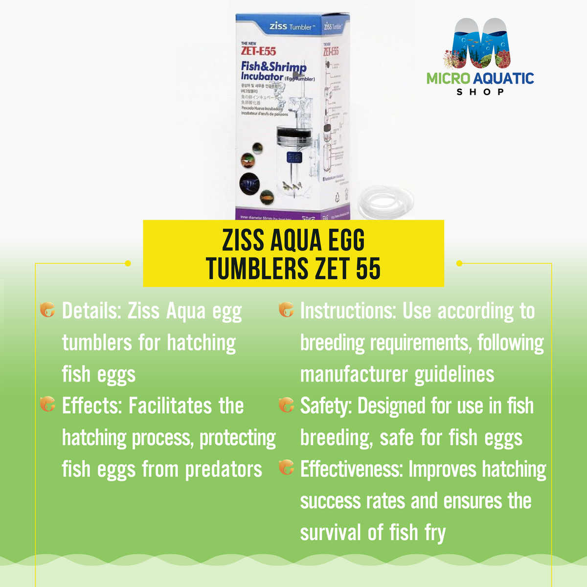 Ziss Aqua Egg Tumblers Zet 55
