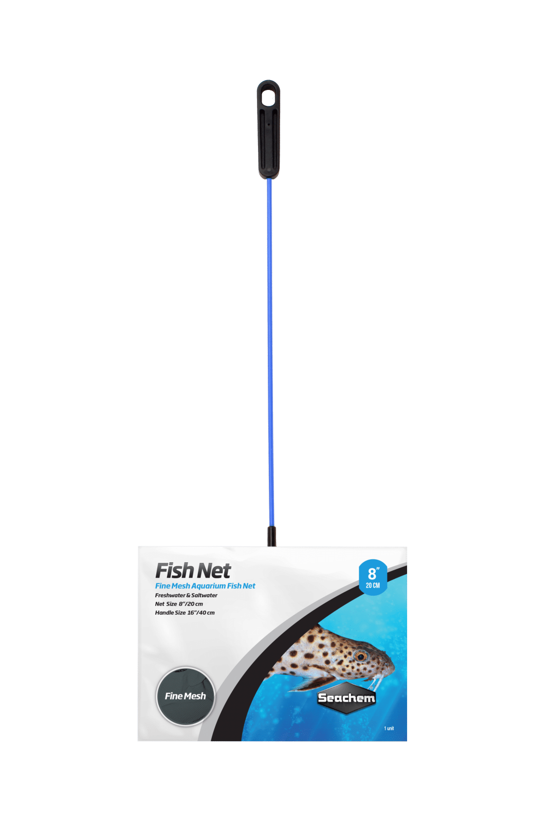 Seachem Fish Net 20cm / 8" - Long Handle, Fine Mesh