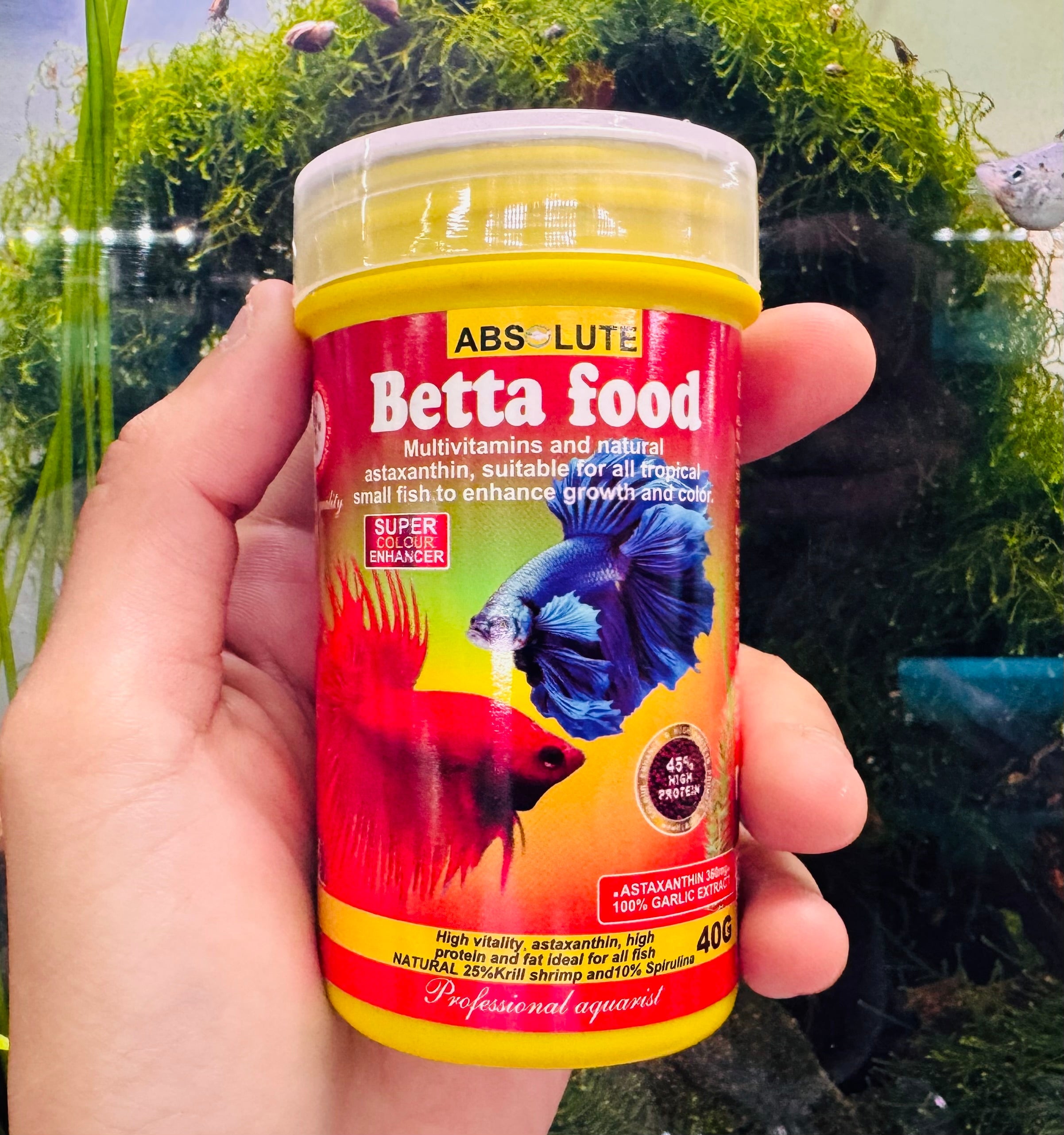 Absolute Betta Food 40g Micro Aquatic Shop