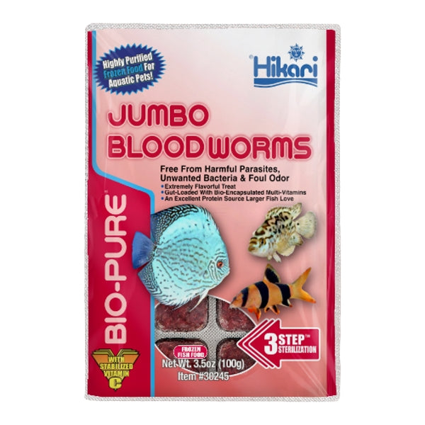FROZEN FOOD - Jumbo Blood Worms 100g  (Instore Only)