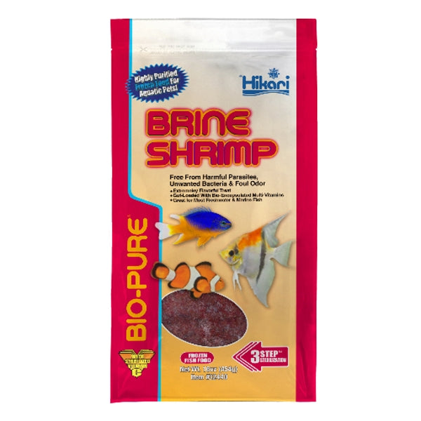 FROZEN FOOD - Brine Shrimp 454g - Flat Pack (Instore Only)
