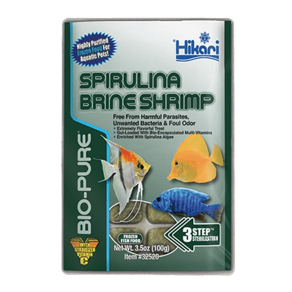 FROZEN FOOD - Spirulina Brine Shrimp 100g (Instore Only)