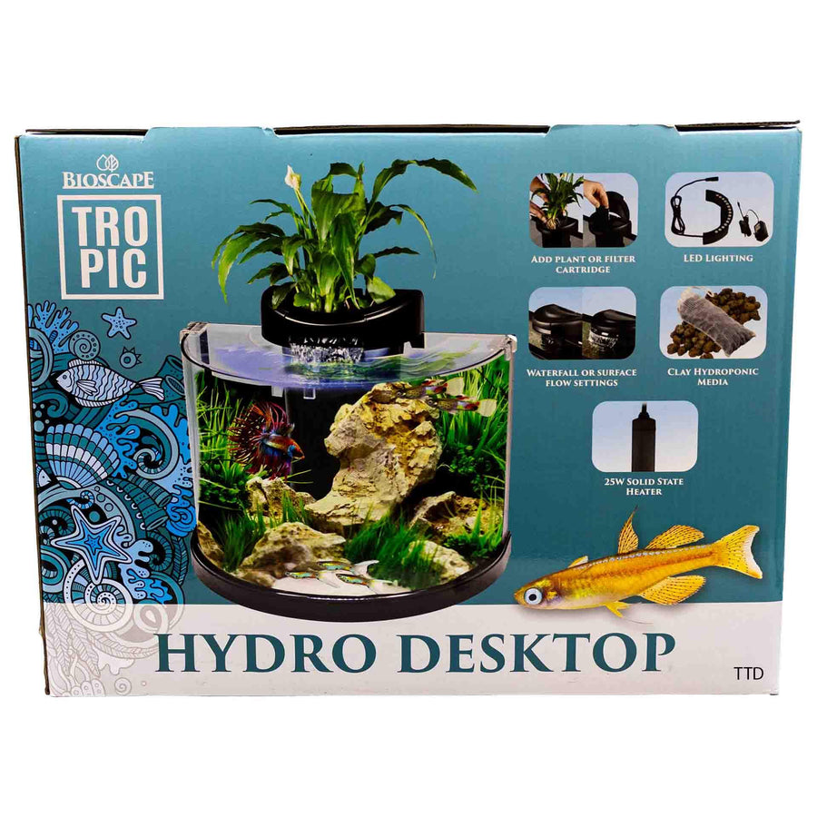 Bioscape Tropic Hydro Half Moon Tropical Aquarium Unit