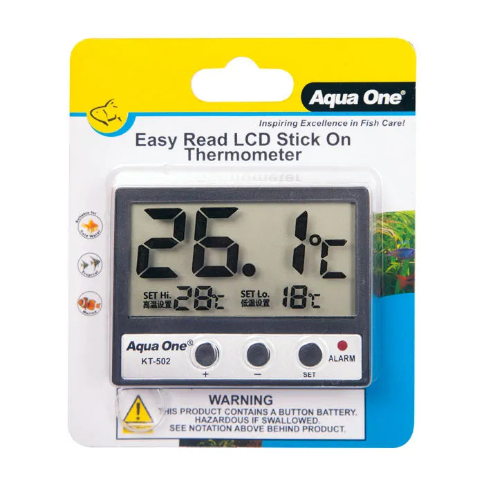 Aqua One Stick On LCD Thermometer