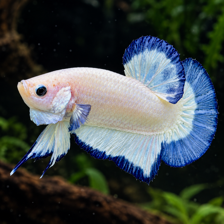 Betta - Half Moon S/F Blue Rim Male Show Grade