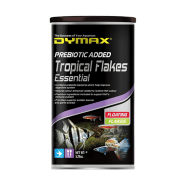 DYMAX TROPICAL FLAKES ESSENTIAL 50G FLOATING FLAKES