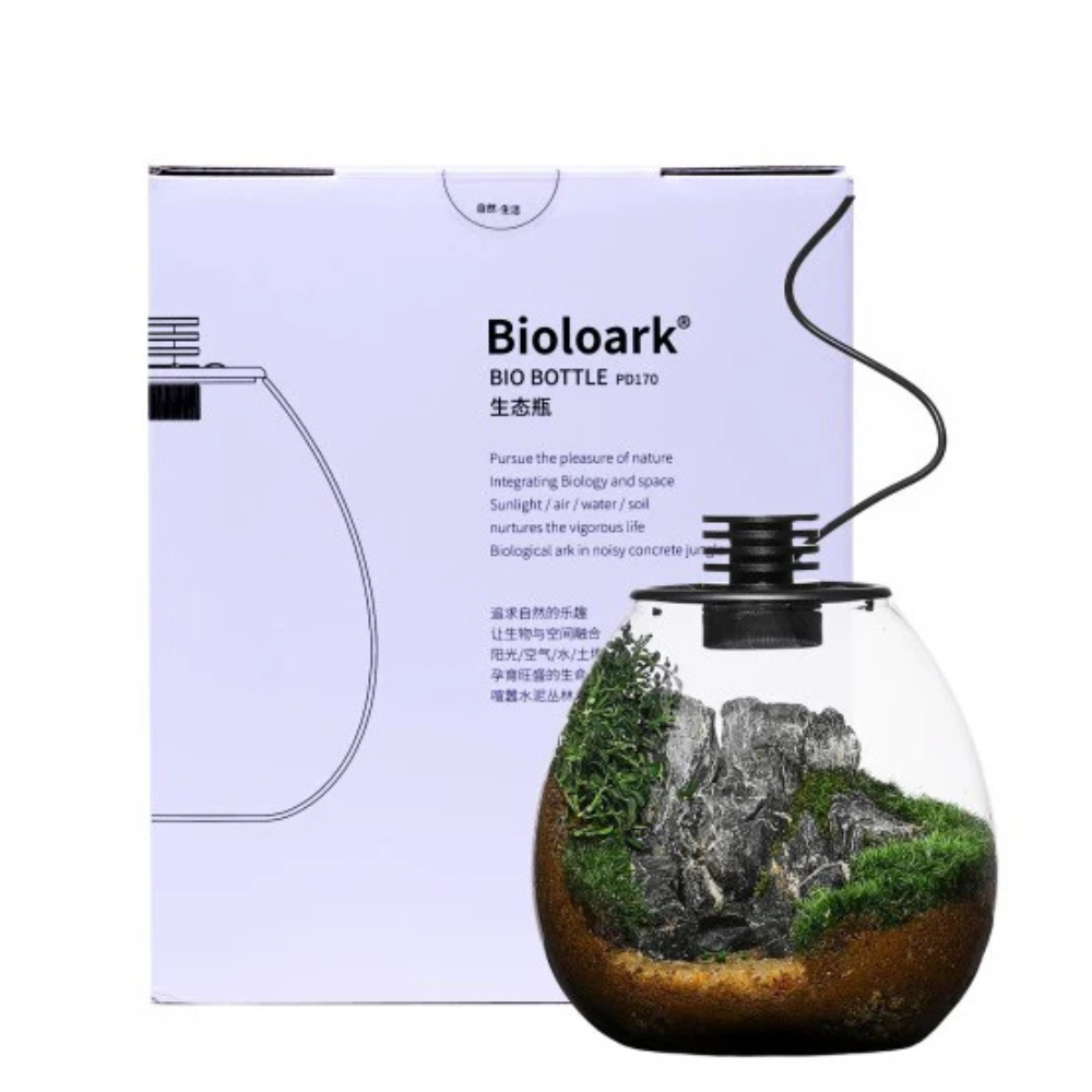 Bioloark 170 Nano Moss Rounded Wide Terrarium 17.5 x 19.5cm Pet Pacific