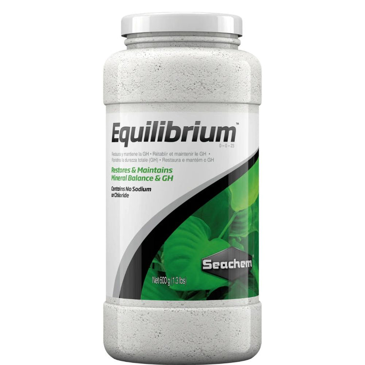 Seachem Equilibrium -"mineral supplement designed to raise and maintain the general hardness (GH)" Micro Aquatic Shop