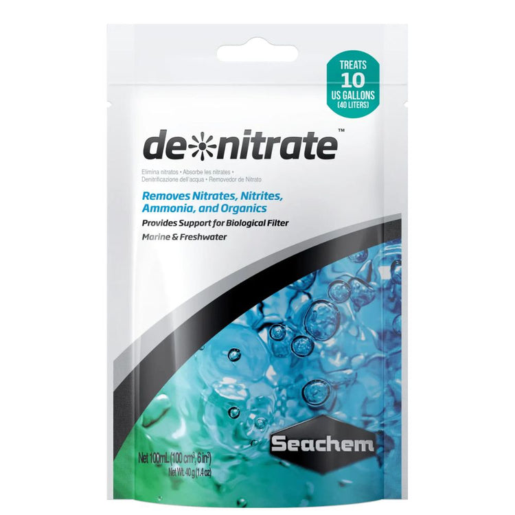 Seachem de*nitrate 100mL-"Remove nitrates, nitrites, and ammonia" Micro Aquatic Shop