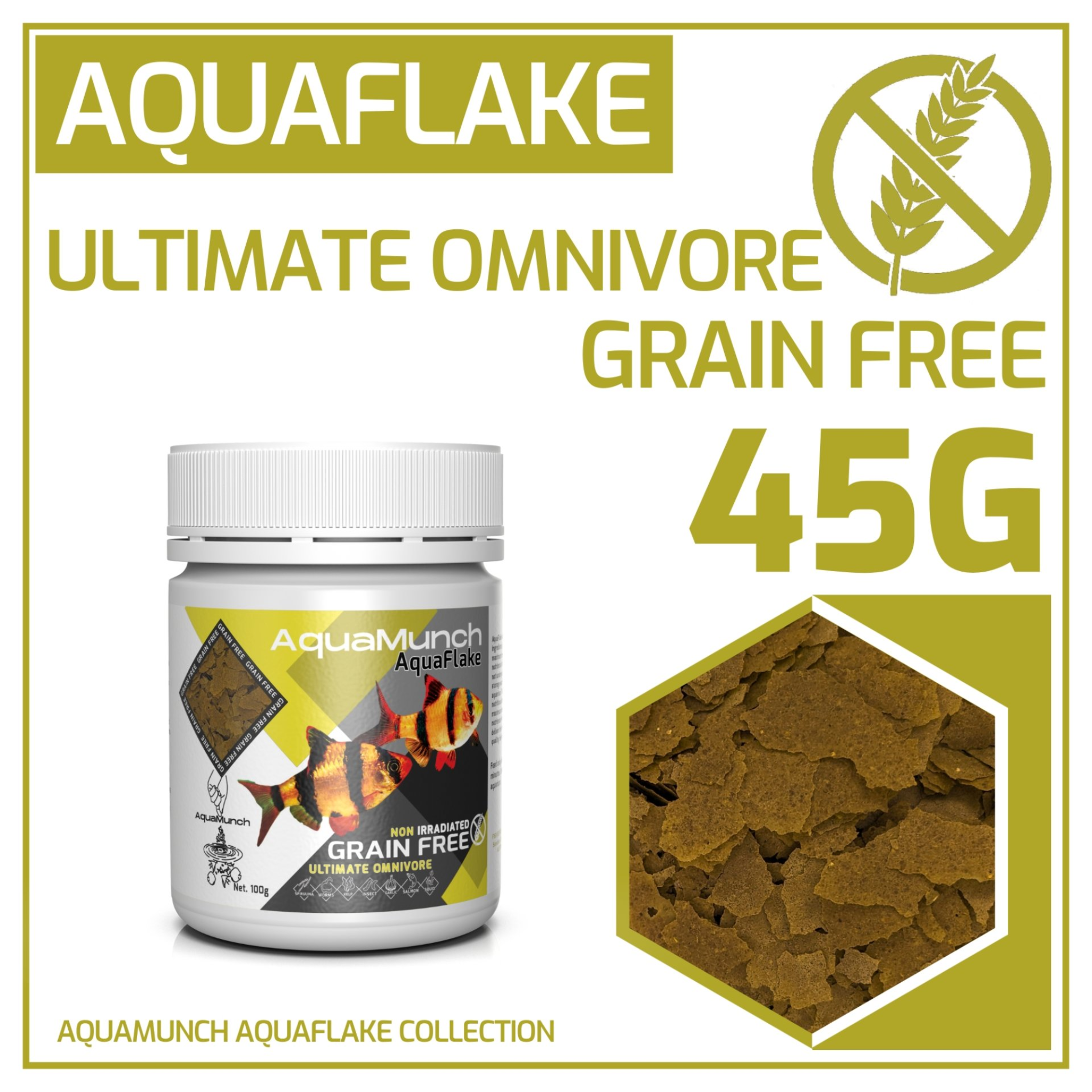 AquaMunch AquaFlake Ultimate Omnivore Flake Aqua Munch