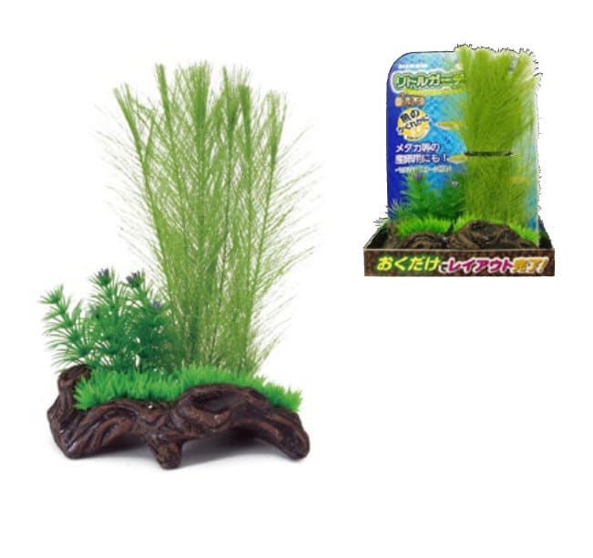 Nisso Garden Milfoil on Driftwood Air Ornament (NAP-510)