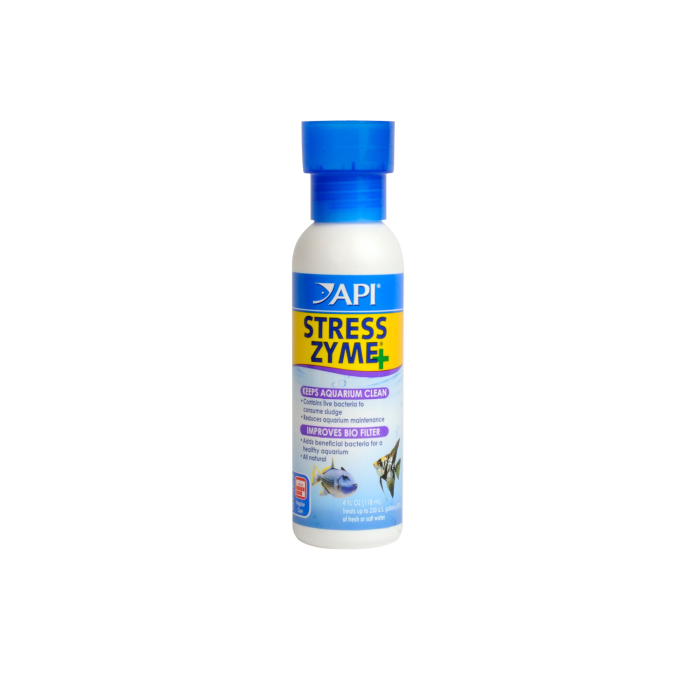 API Stress Zyme 118ml-"Consume sludge and organic debris, keeping gravel and glass clean" Micro Aquatic Shop