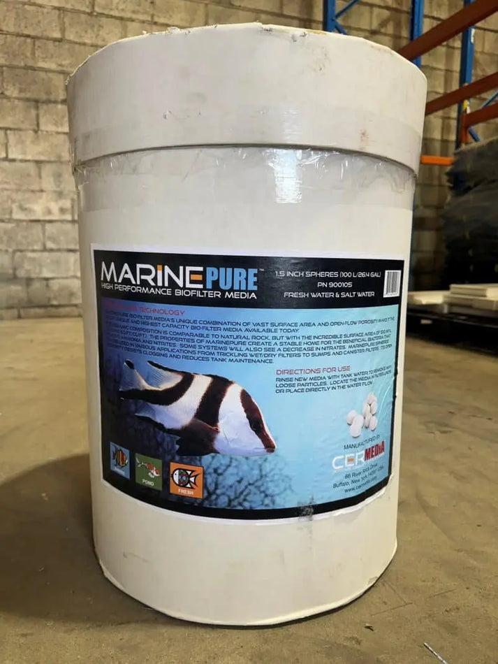 MarinePure Spheres 100L Drum - Micro Aquatic Shop