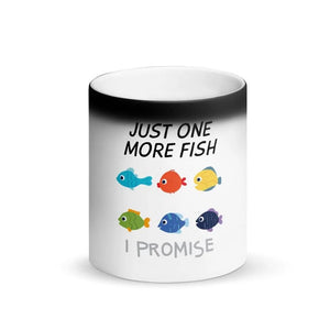 Matte Black Fish Magic Mug