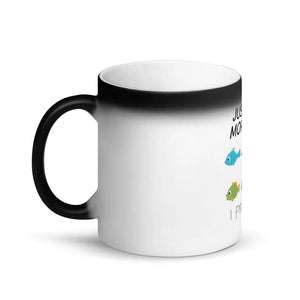 Matte Black Fish Magic Mug