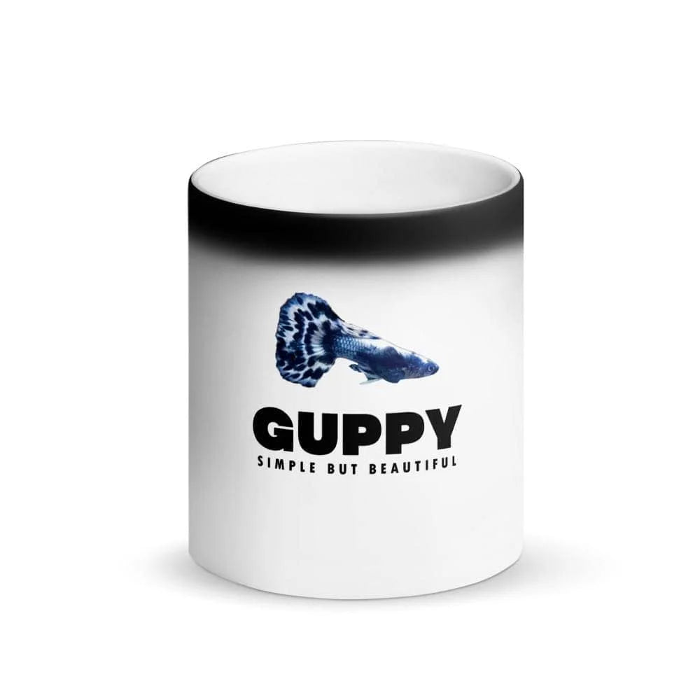 Matte Black Guppy Magic Mug