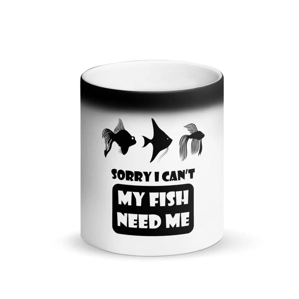 Matte Black My Fish Magic Mug
