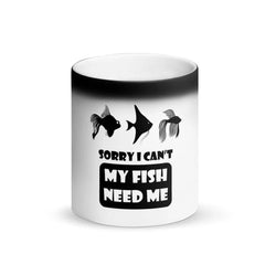 Matte Black My Fish Magic Mug