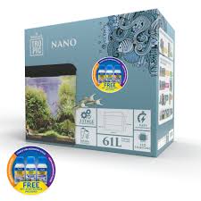 Bioscape Nano Aquarium Unit Black 61ltr 58 x 29 x 49cm