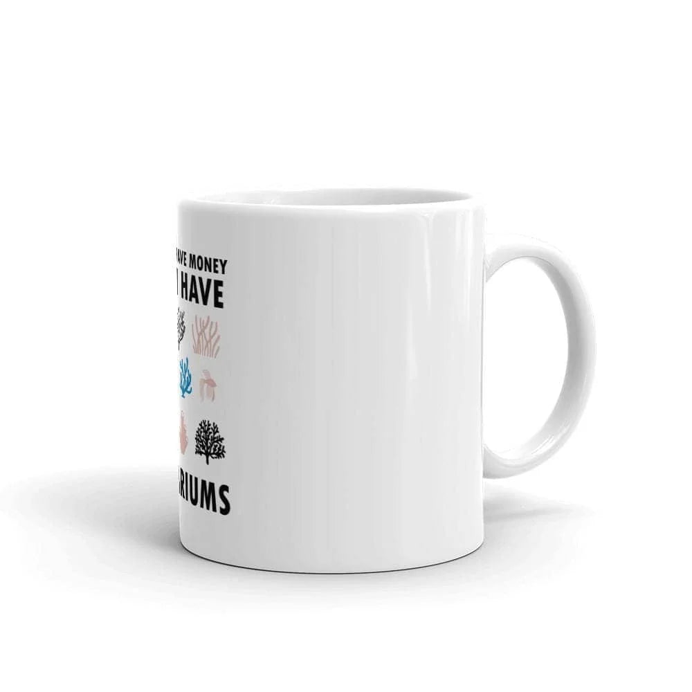 White glossy mug