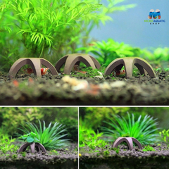 Micro Aquatic Shop Aquarium Accessories SUDO Ceramic Shelters for Shrimps, Moss and Plants