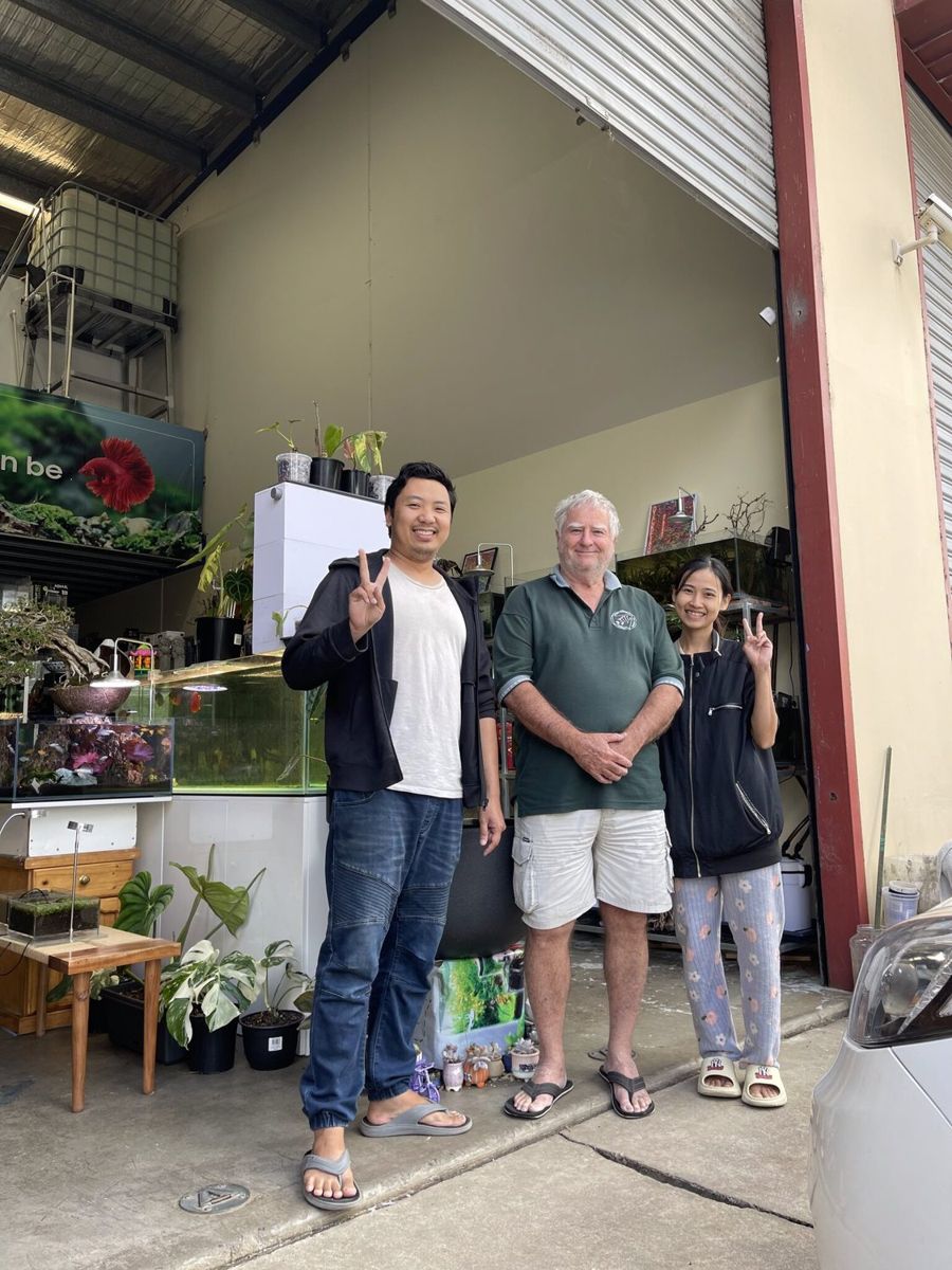 The founders at Micro Aquatic Shop
