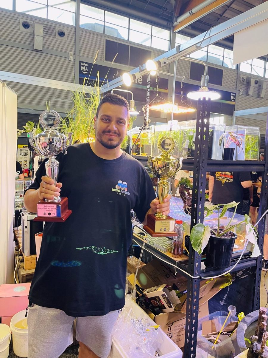 Champions — trophies in hand